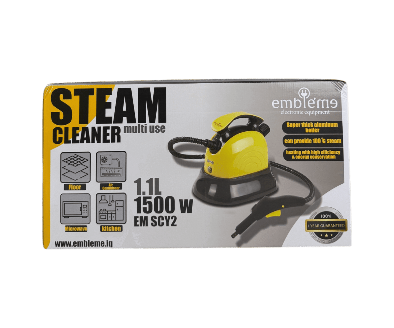 منظفة بخارية امبليوم كبيرة ماسحة - الصورة 3