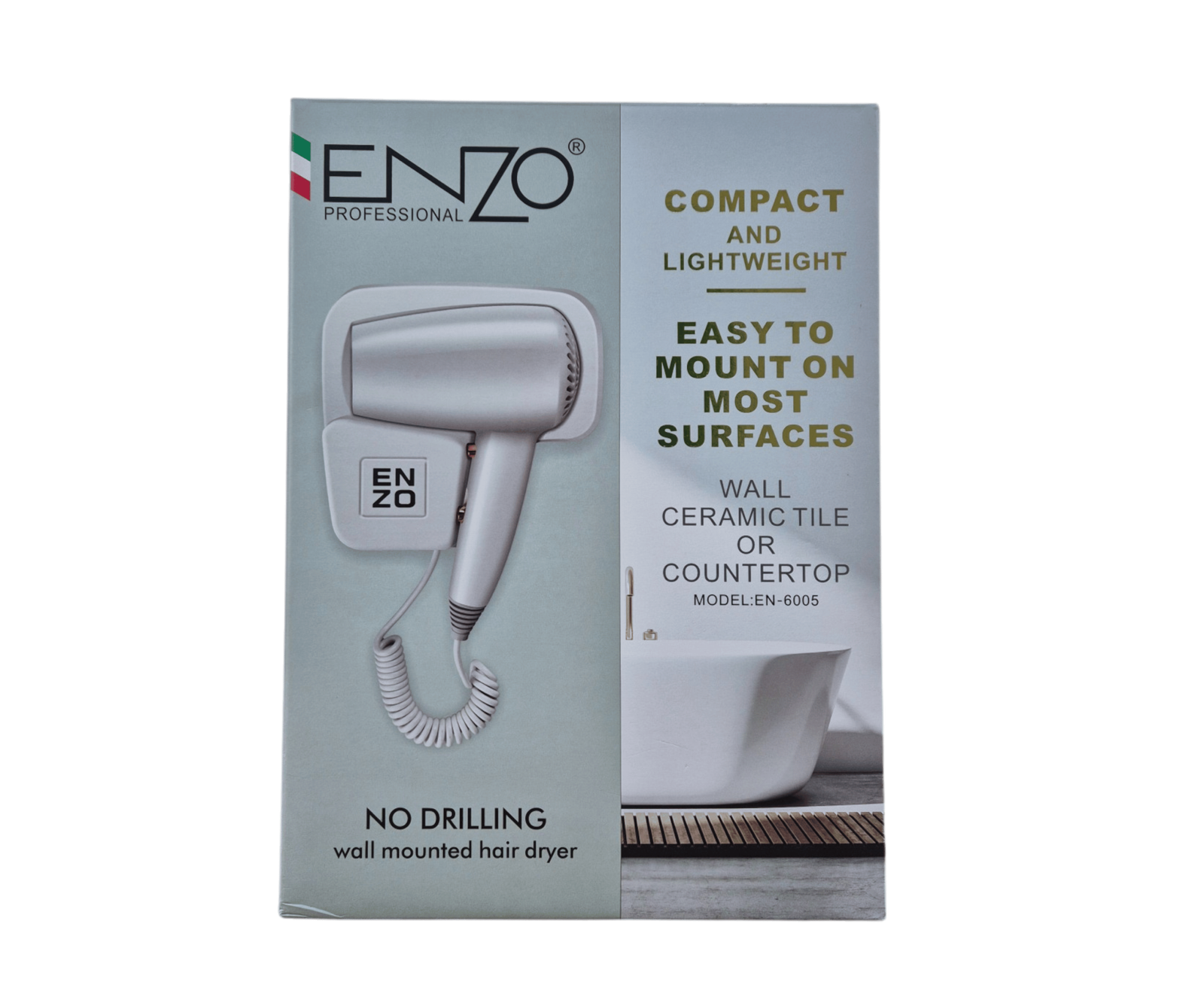 مجفف شعر للحمام والفنادق ماركة اينزو - الصورة 5